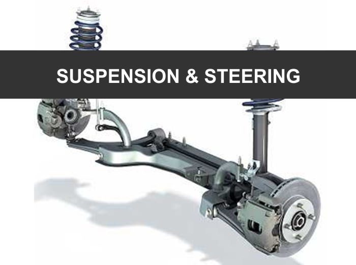 SUSPENSION & STEERING